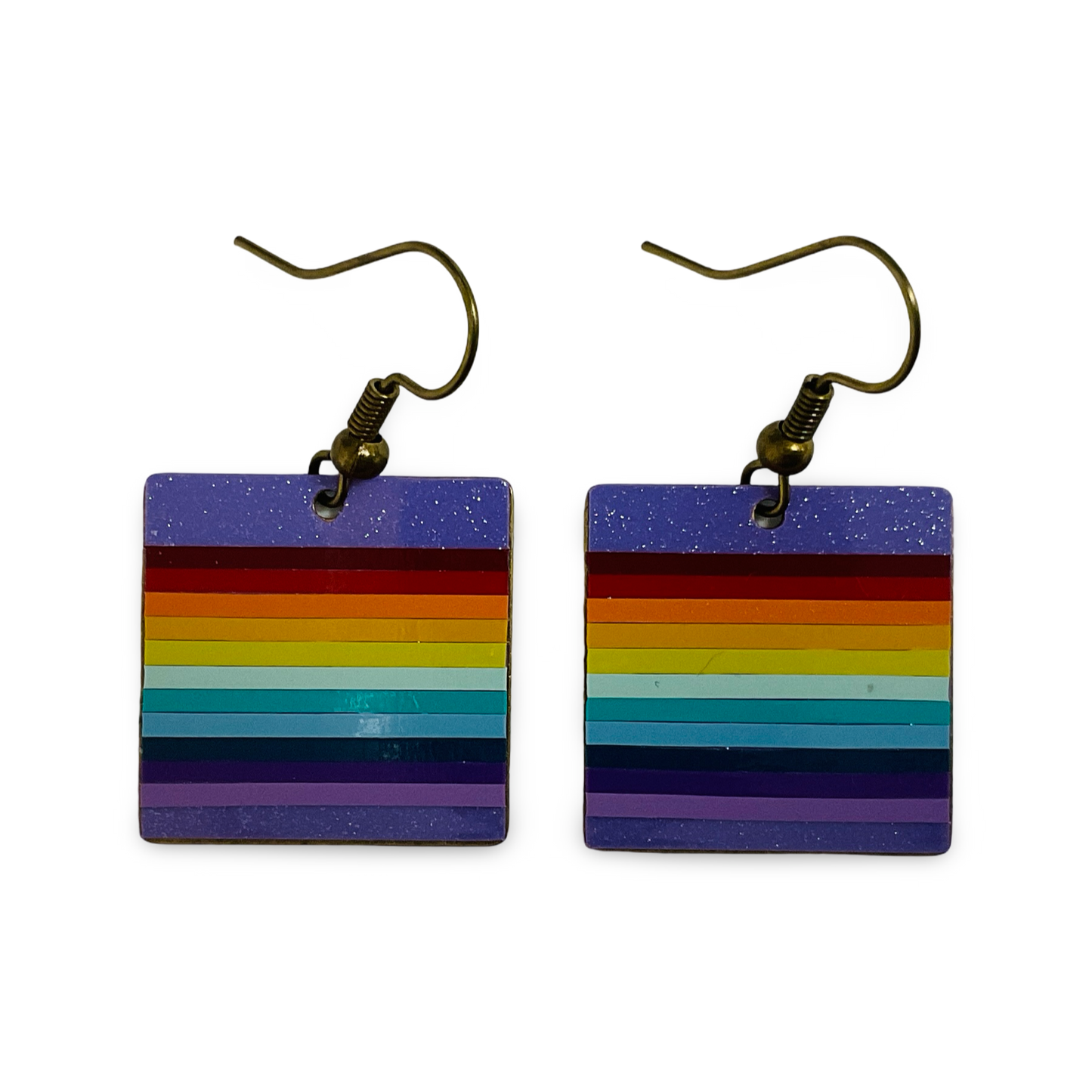 WW Square Vinyl Earrings