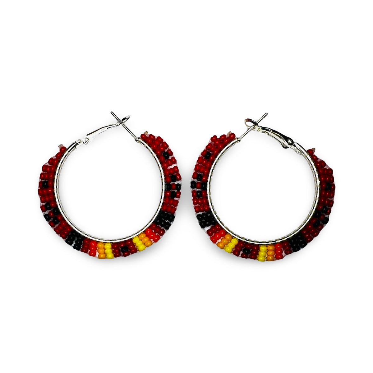 DYH Beaded Hoop Earrings
