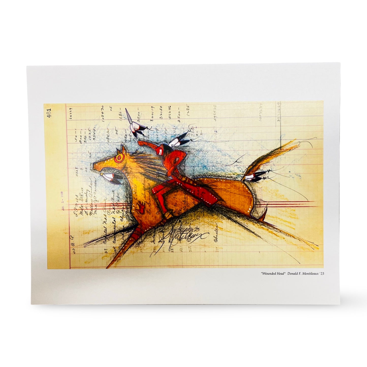 DM Wounded Head Print