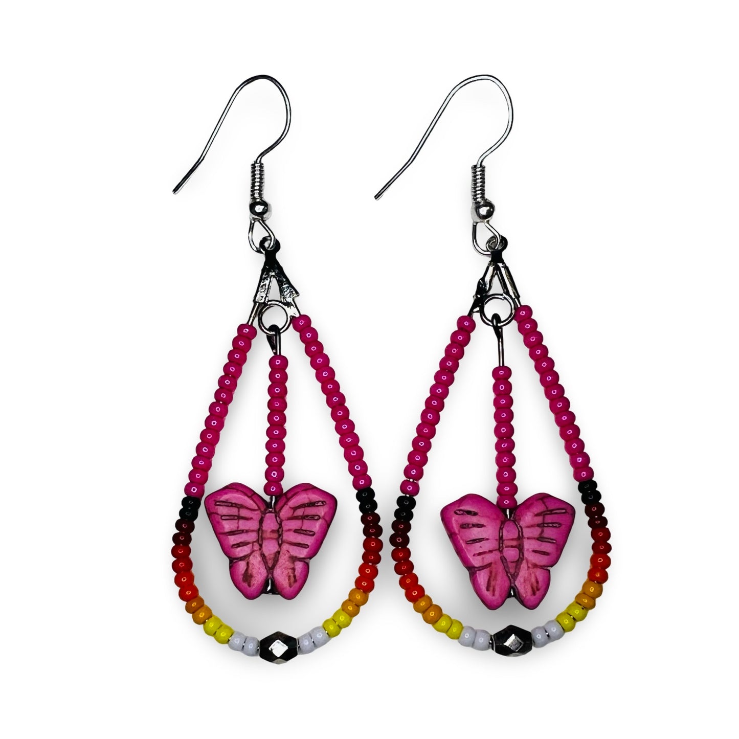RBE Beaded Teardrop Earrings