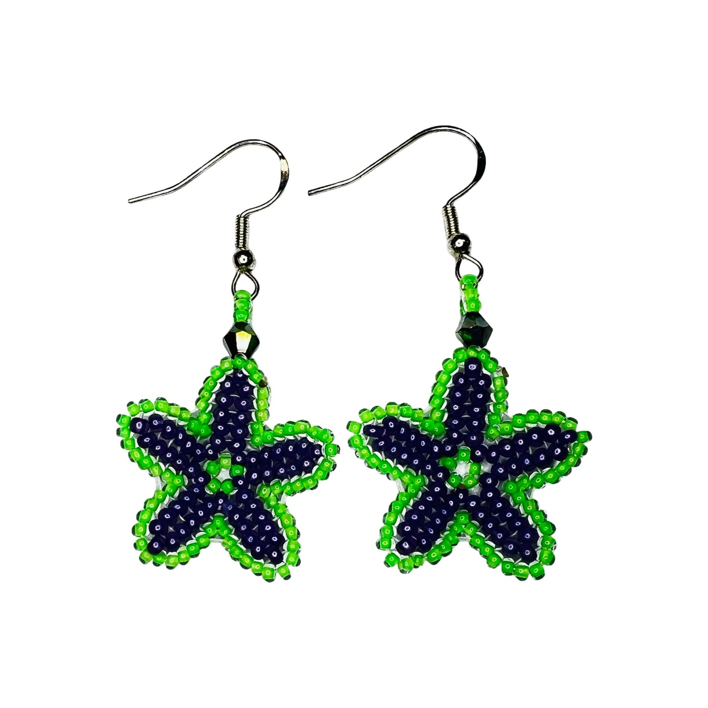 LZ Beaded Flower Earrings