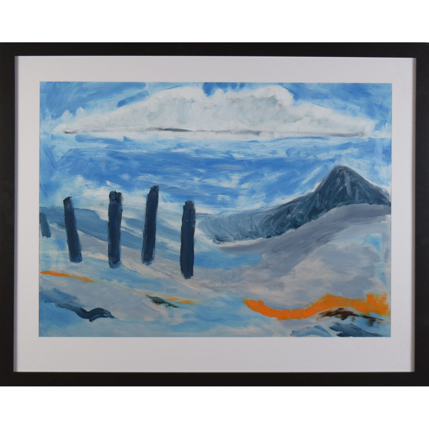 Landscape Blue and Orange