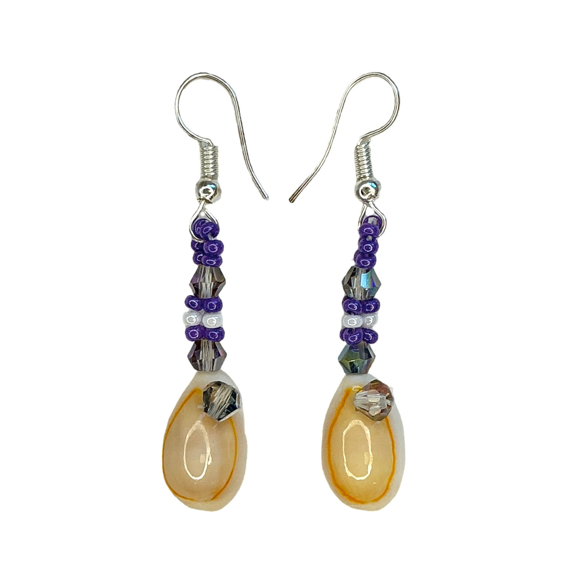 LZ Shell & Bead Earrings