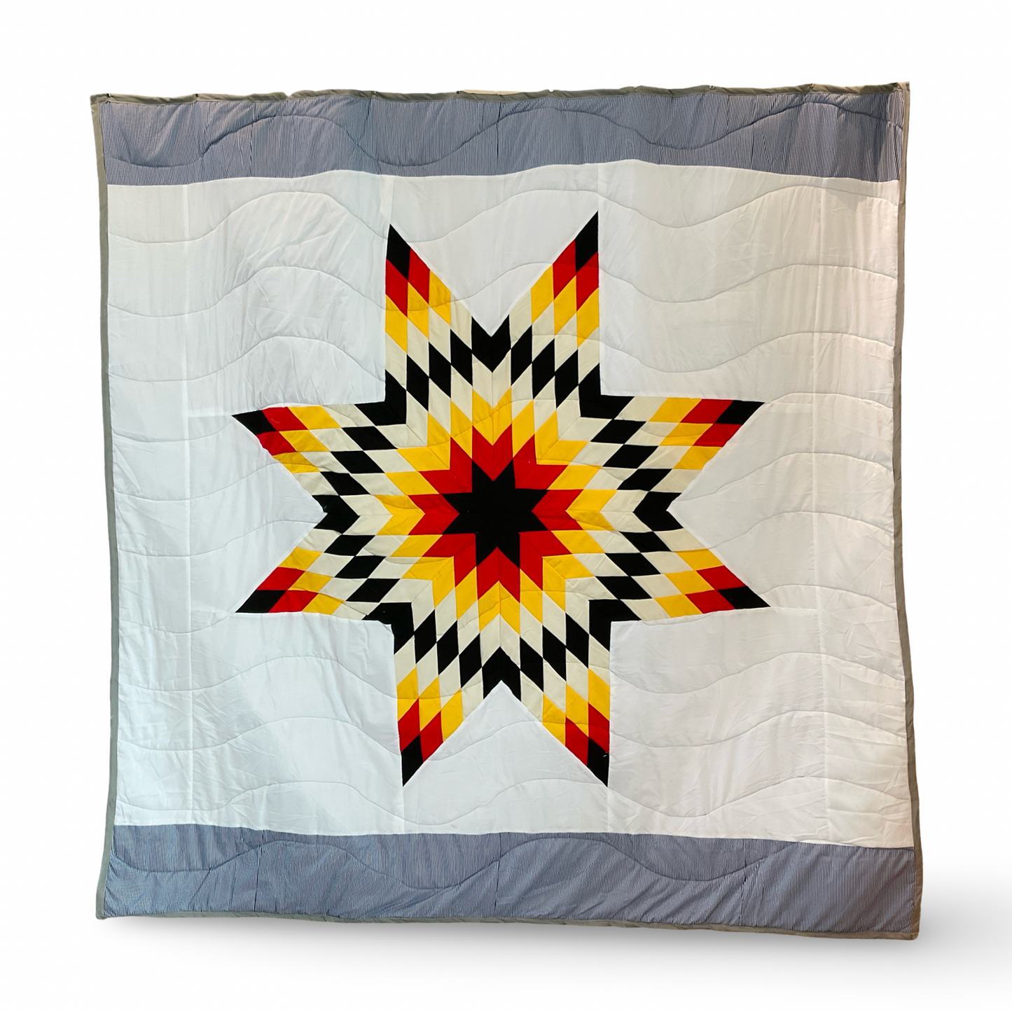 GF Four Direction Stripe Full Star Quilt