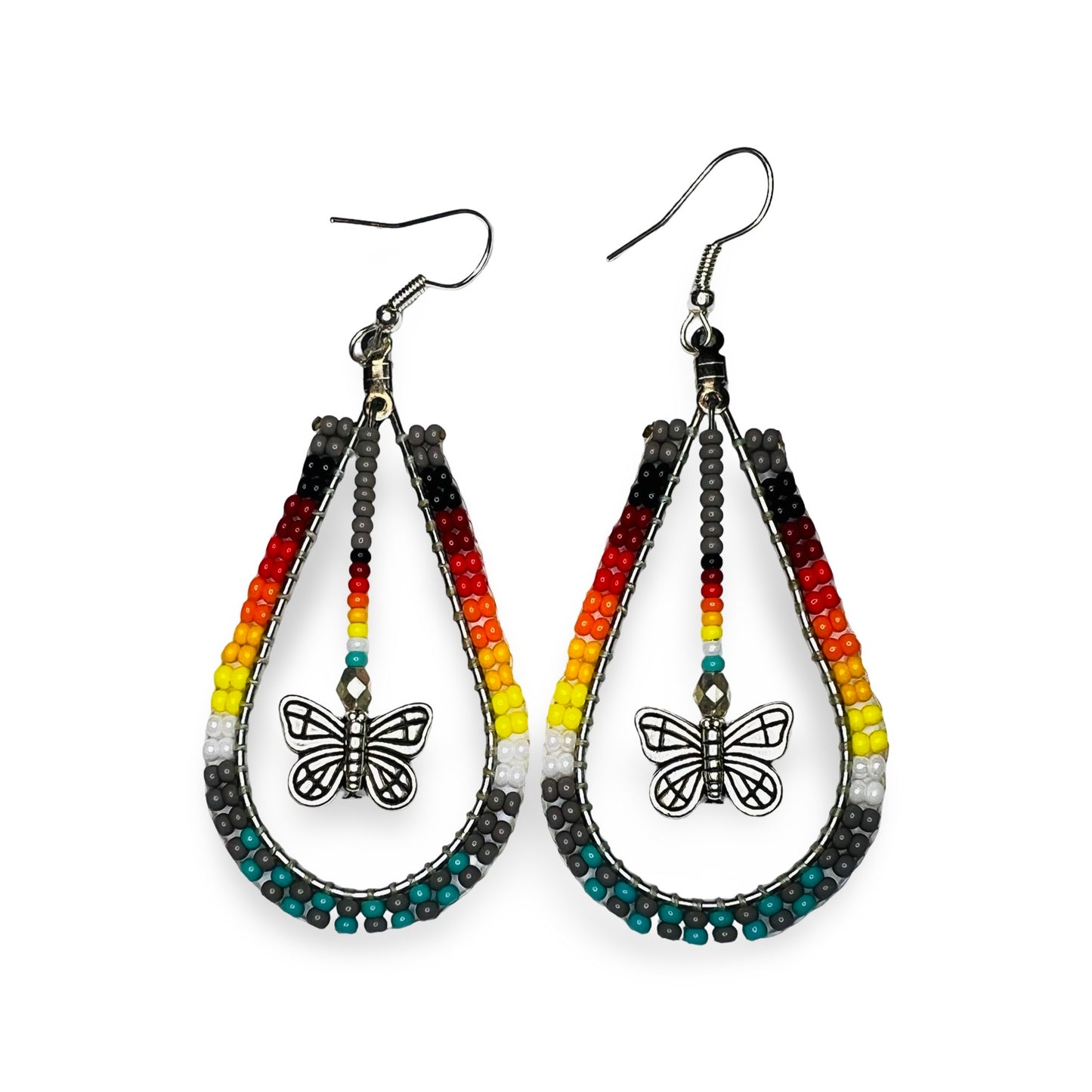 RBE Hoop w/ Charm Earrings