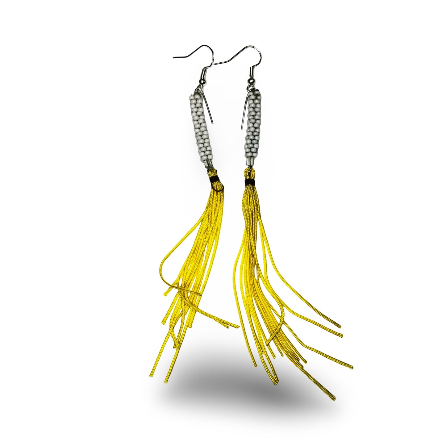 TB Beaded w/ Tassel Earrings
