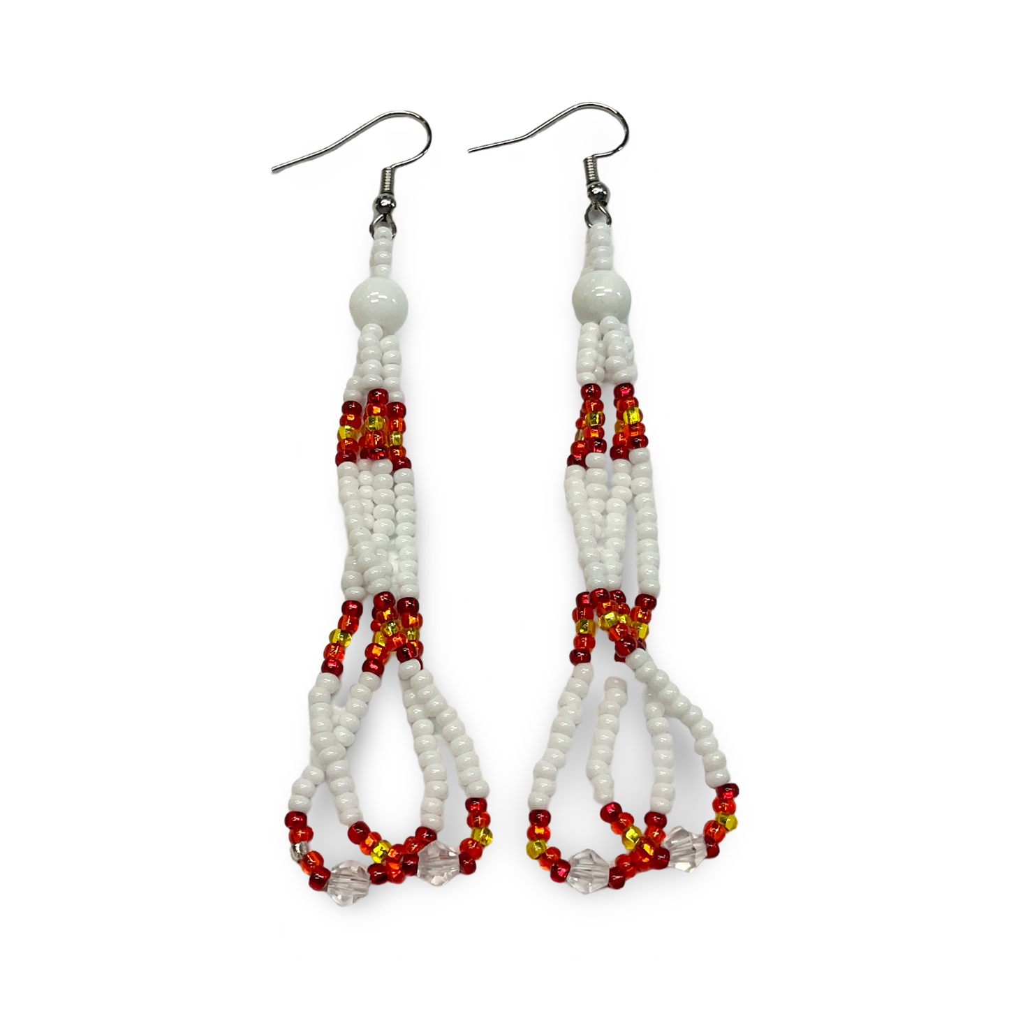 SBR Beaded Loop Earrings