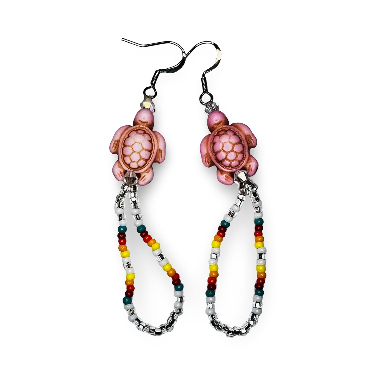 JR Beaded Turtle Earrings