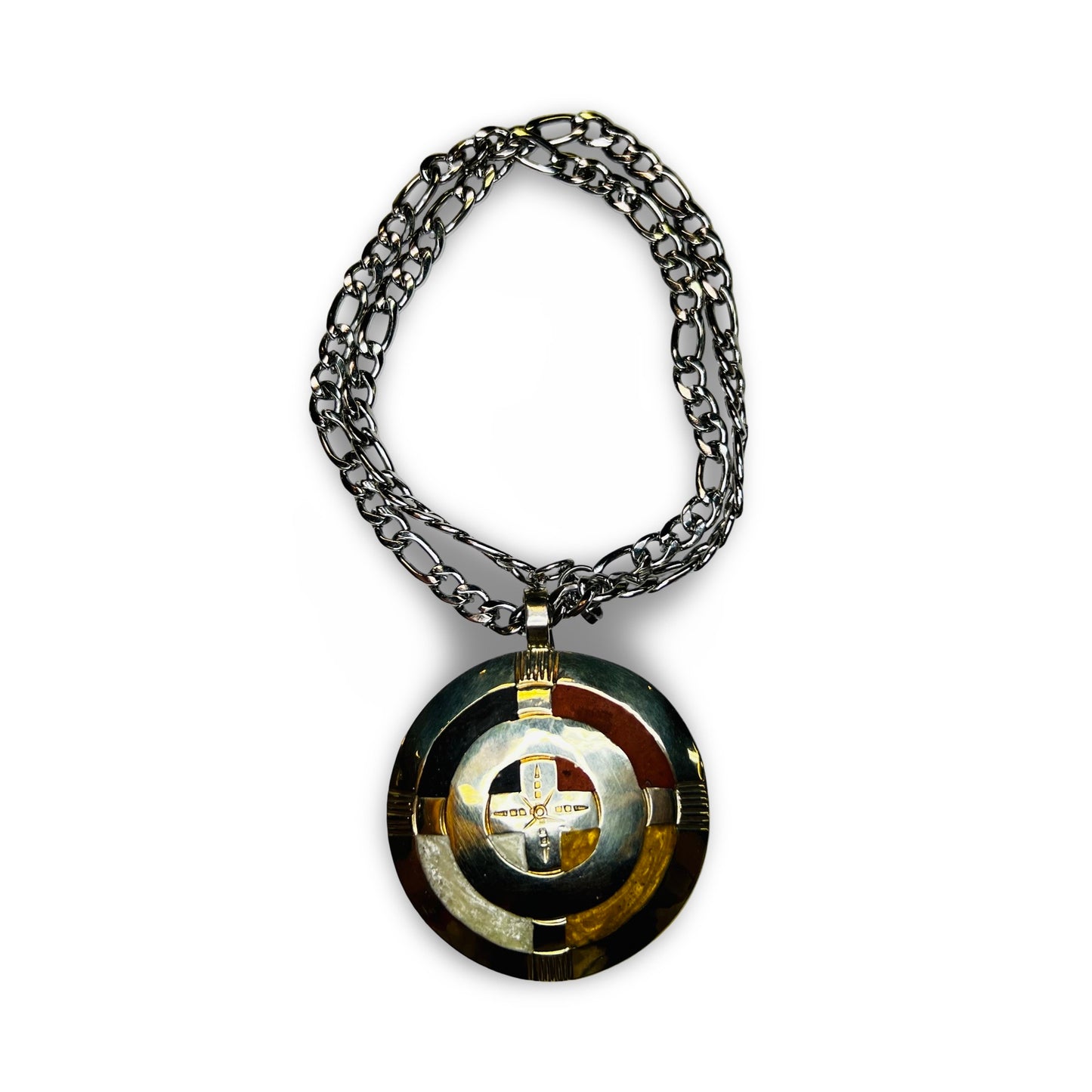 MZ Double Cross Pendant