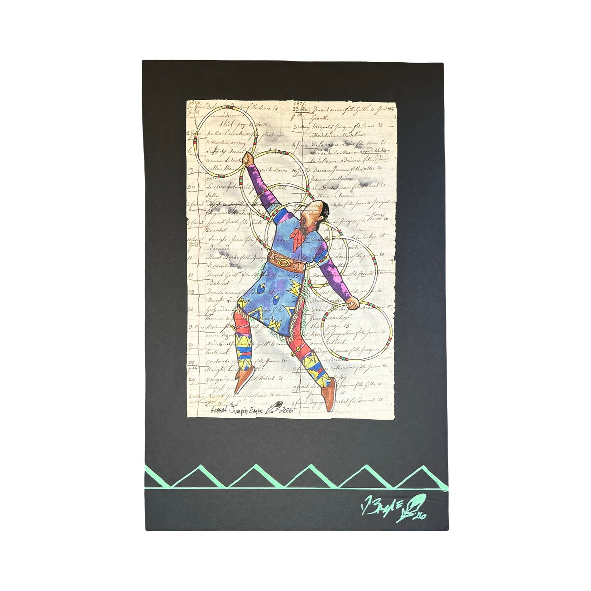 GJE Hoop Dancer Ledger Original