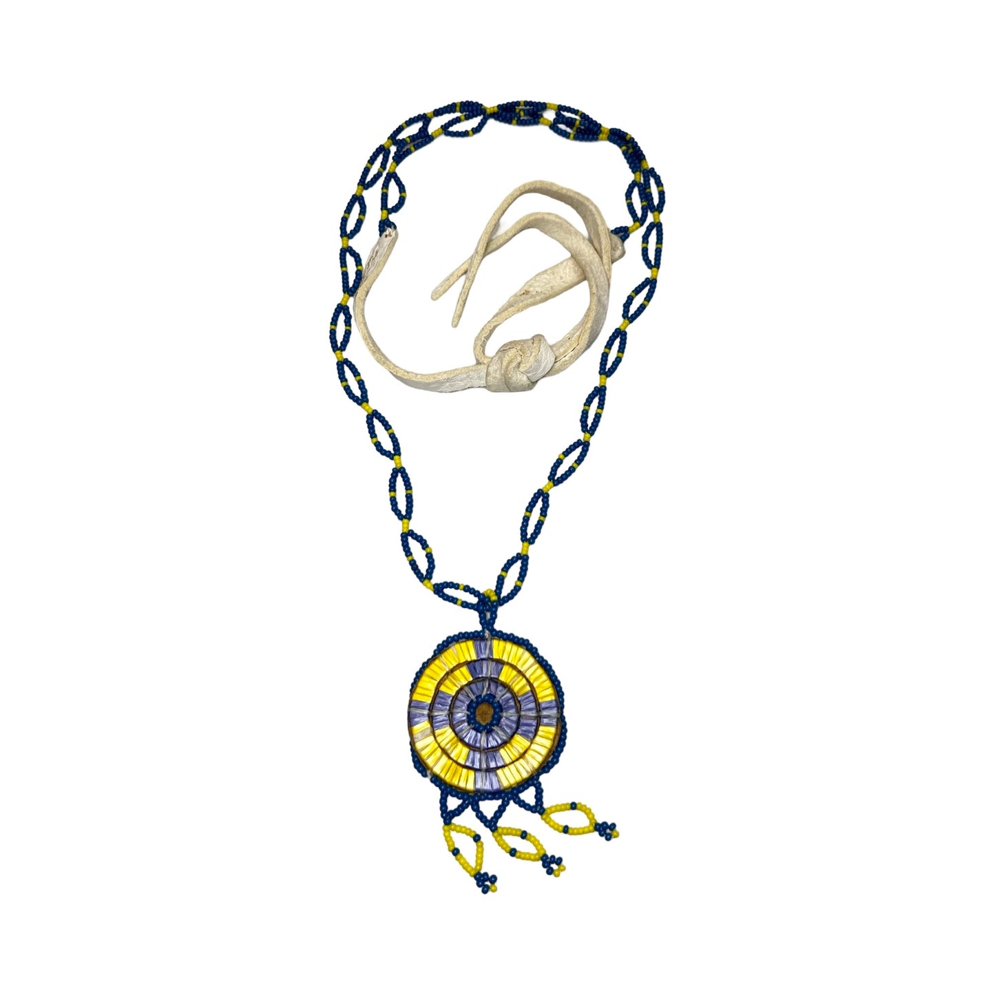 EB Small Bead & Quill Necklaces