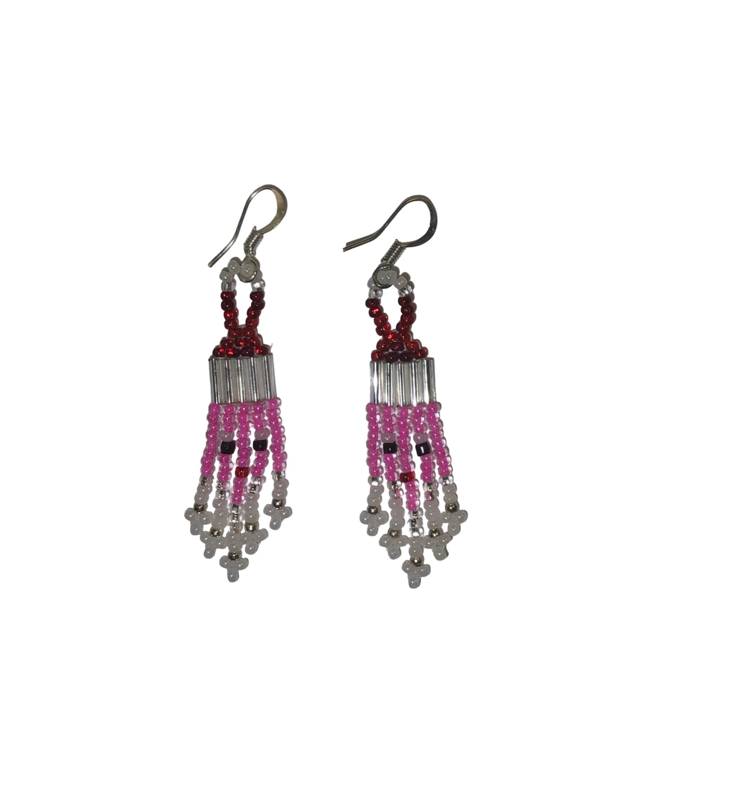 WYH Santa Beaded Earrings