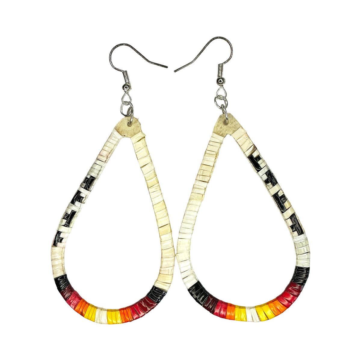 TRC Large Quill Tear Drop Earrings