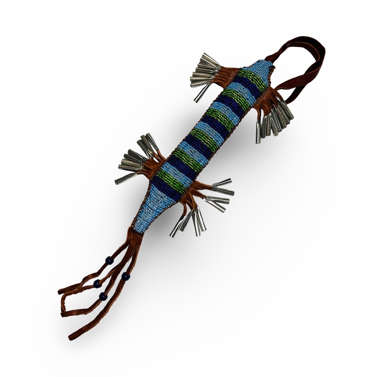 DZ Beaded Lizard Wall Hanging