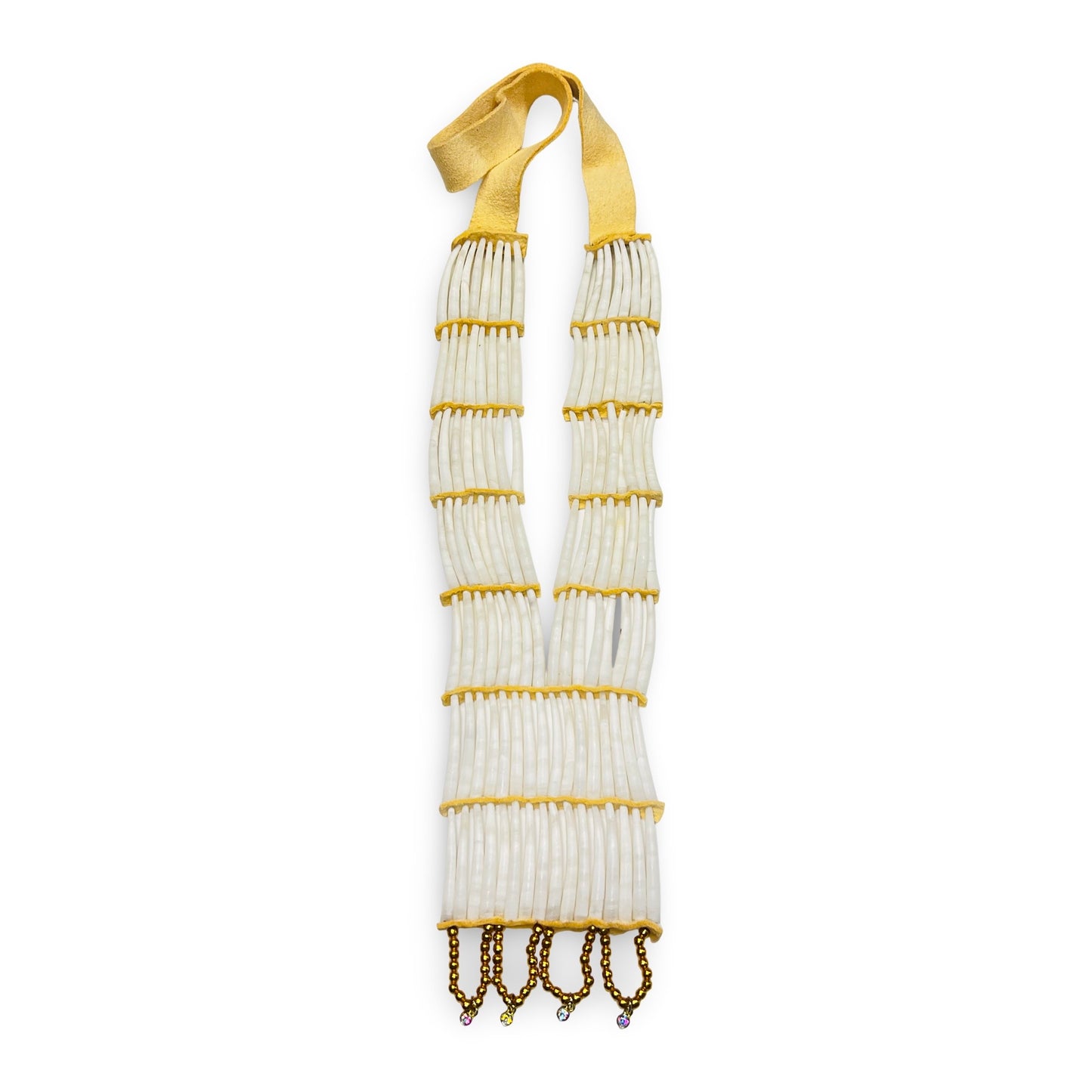 ST Gold Dentalium Breast Plate