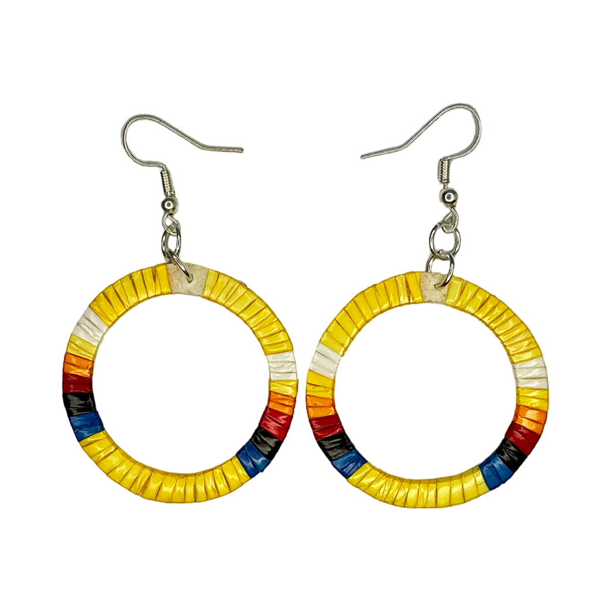 TRC Circle Quill Earrings