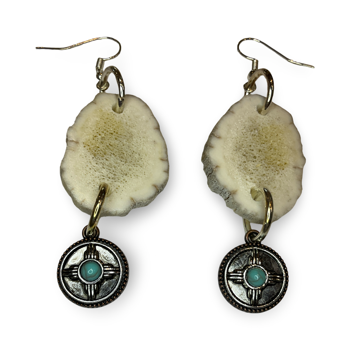 BB Elk Horn & Charm Earrings