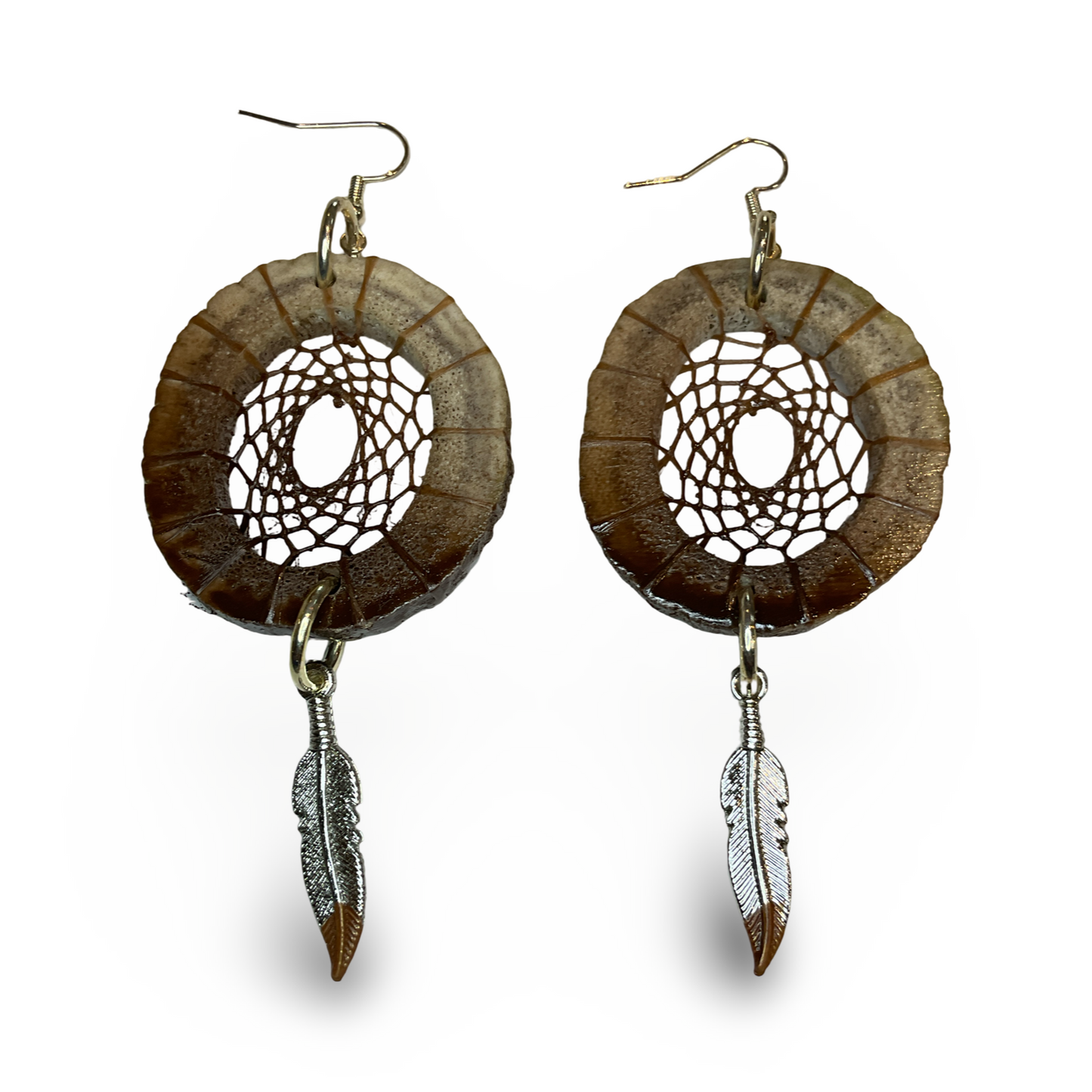 BB Dreamcatcher & Elk Horn Earrings