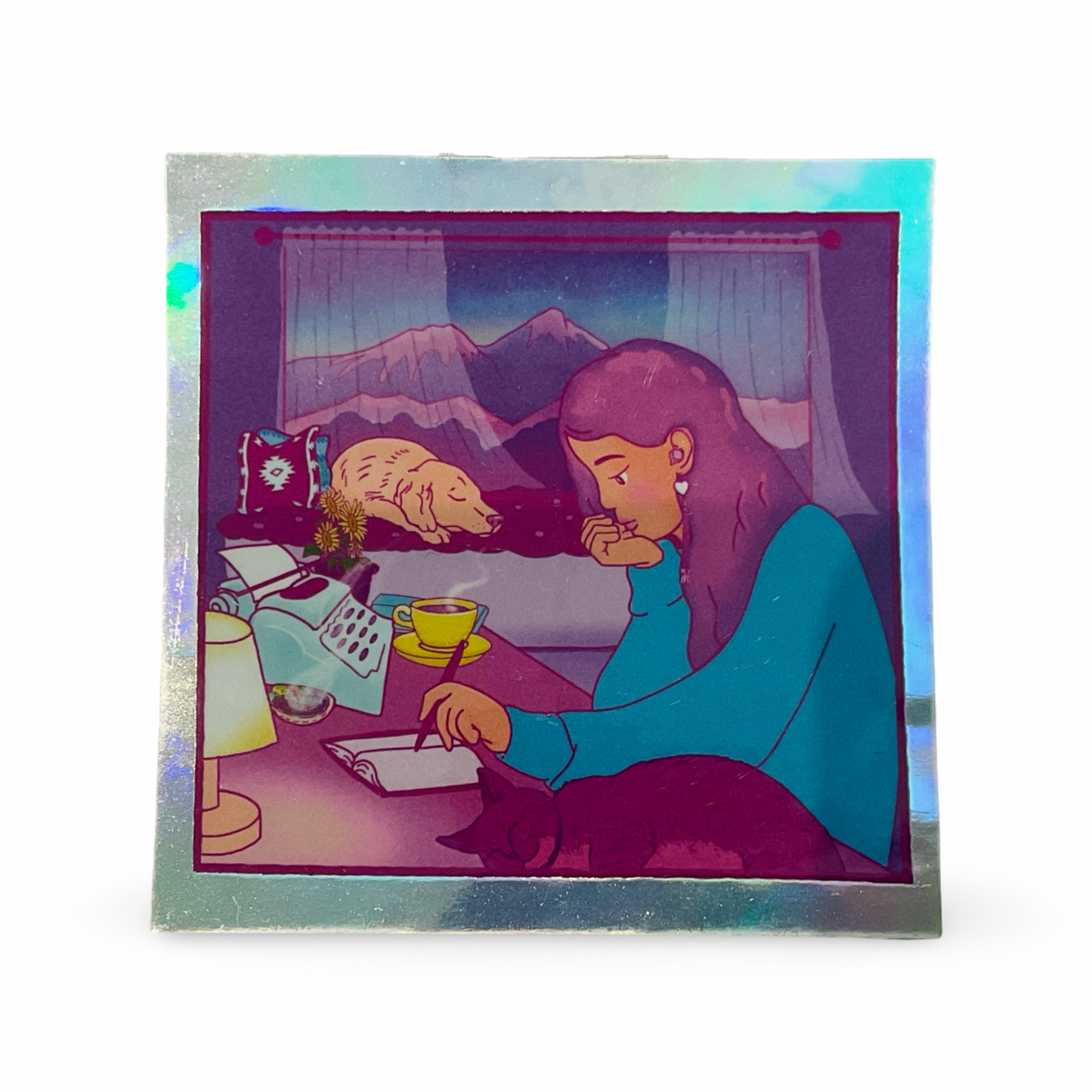 Native Lo-fi Grrrl Sticker