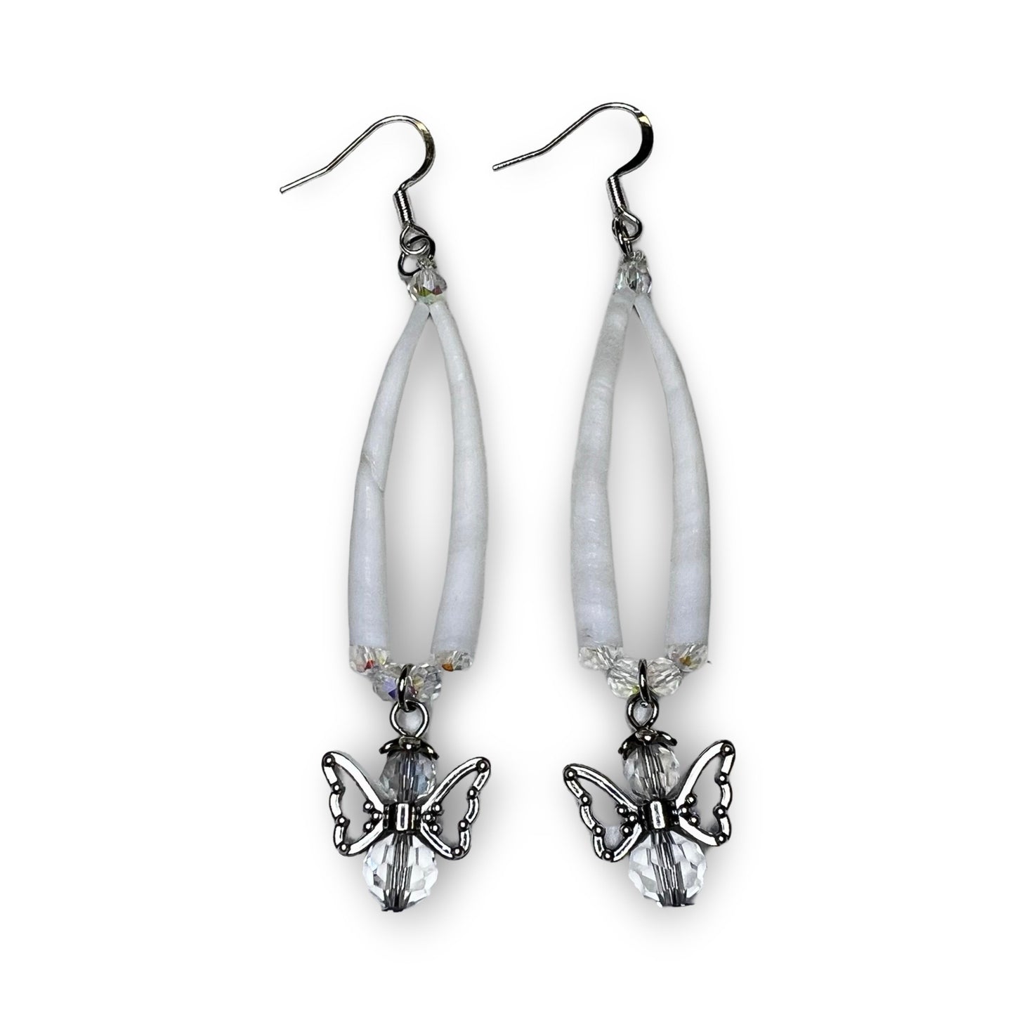 MH Clear Angel Earrings