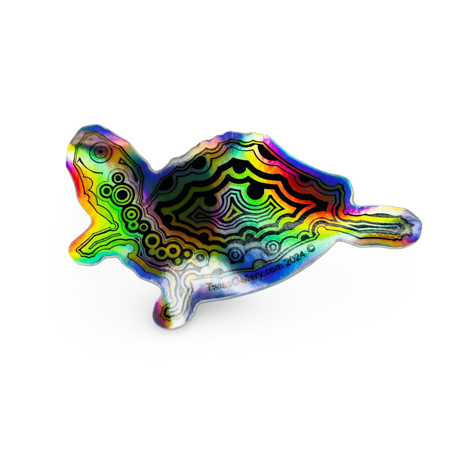 DT Holo Turtle Sticker