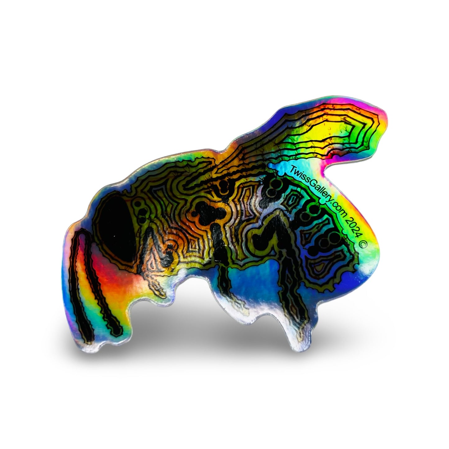 DT Holo Honey Bee Sticker