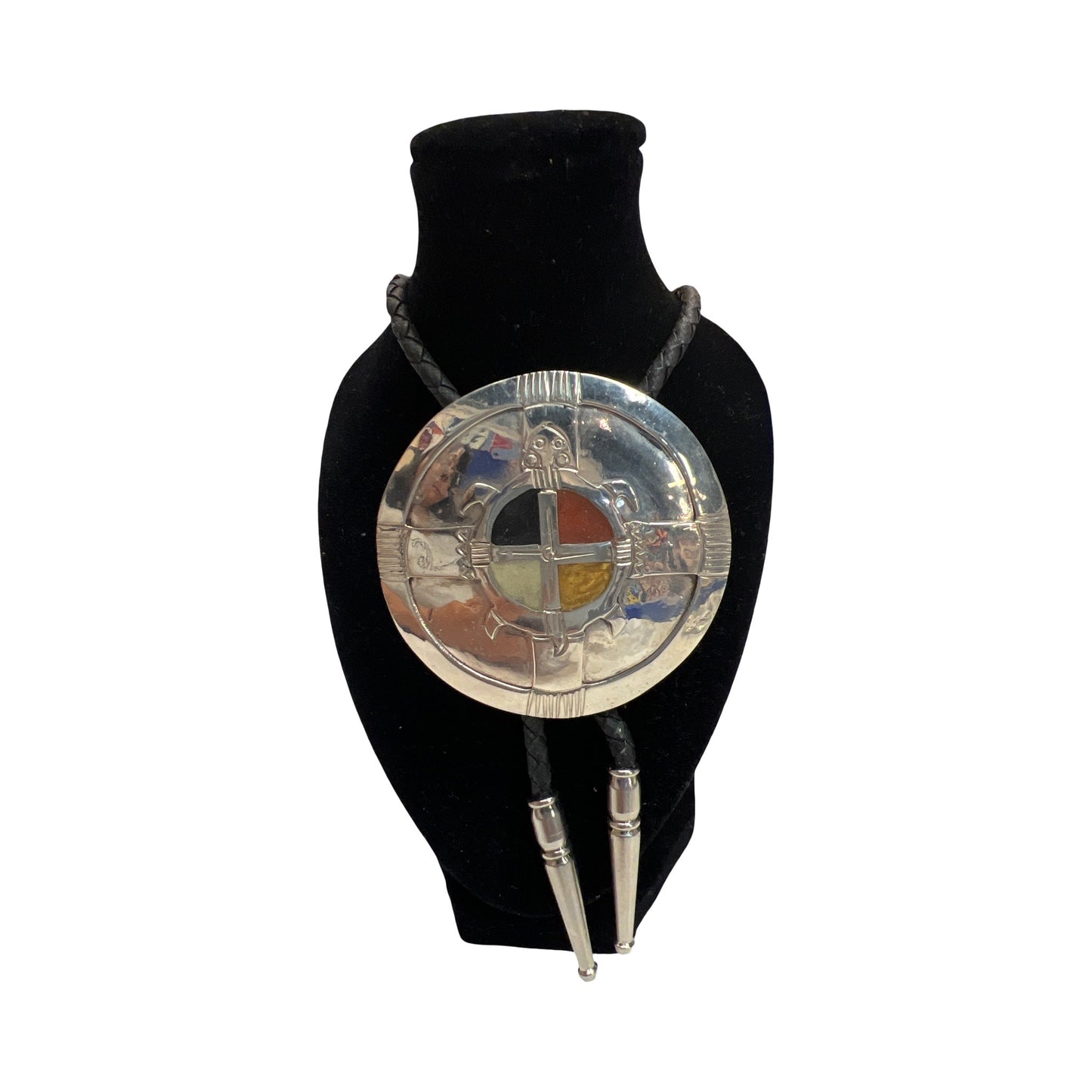 MZ Four Direction Turtle Bolo Tie