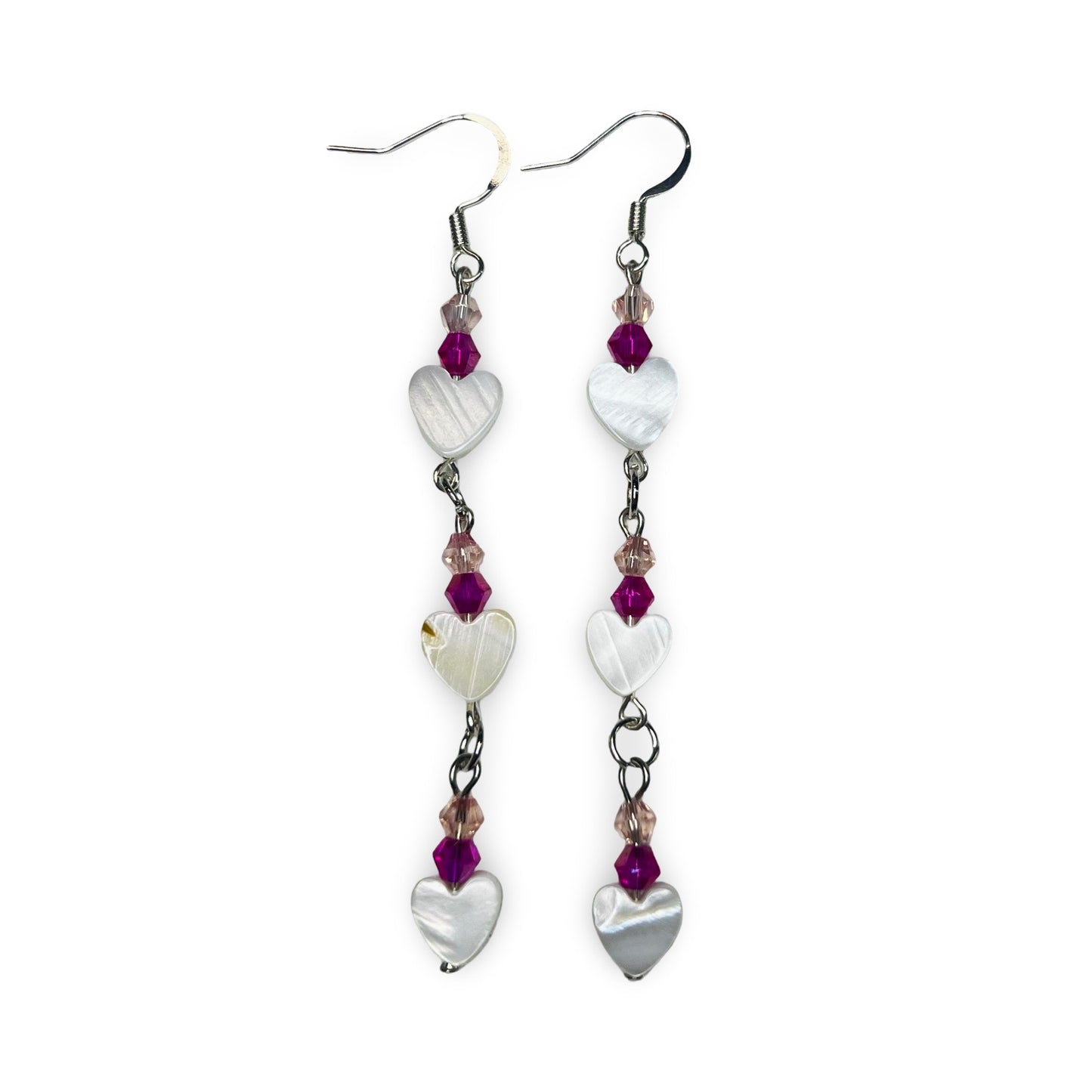 MH Small Heart Earrings - 3 Tier