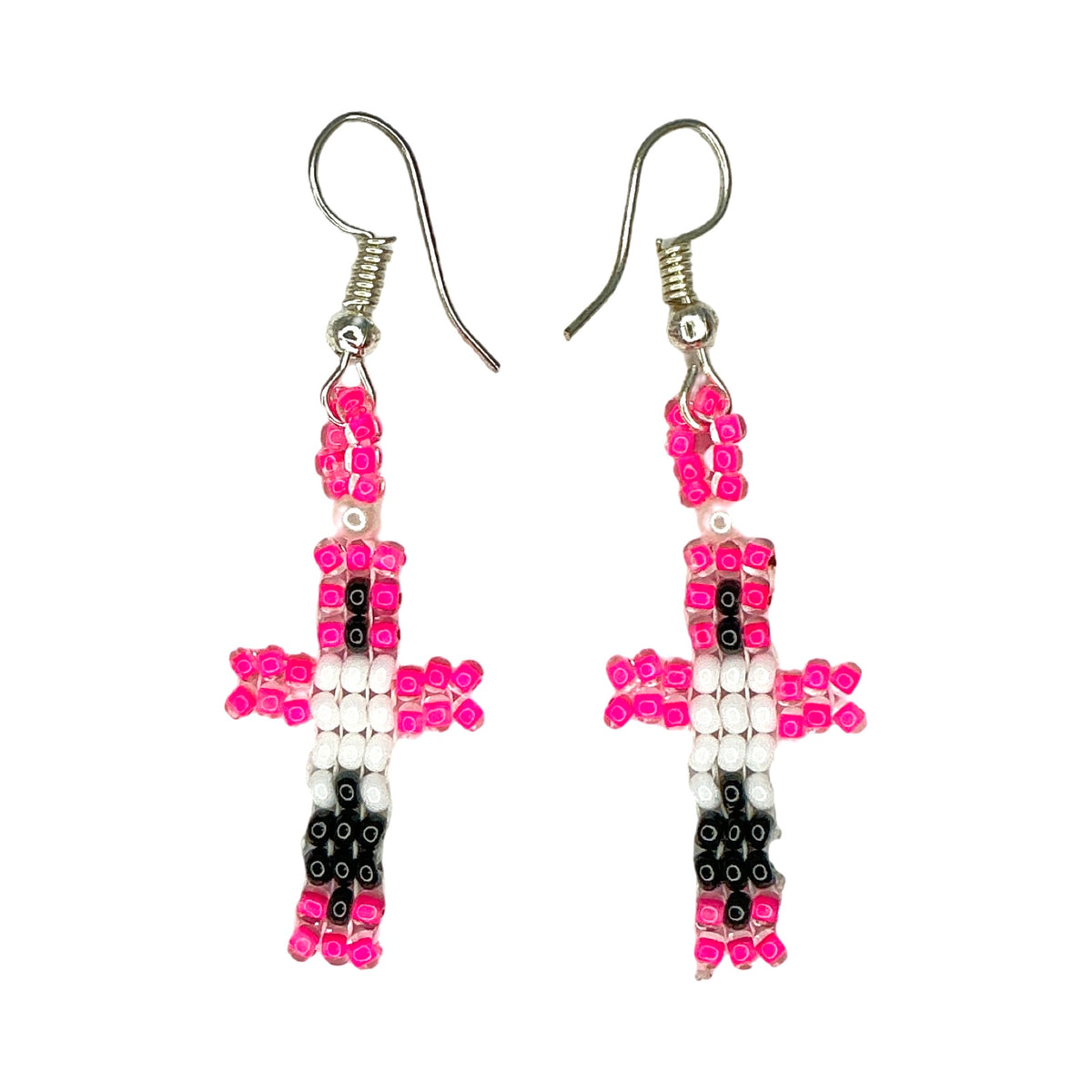 LZ Brickstitch Cross 2 Earrings