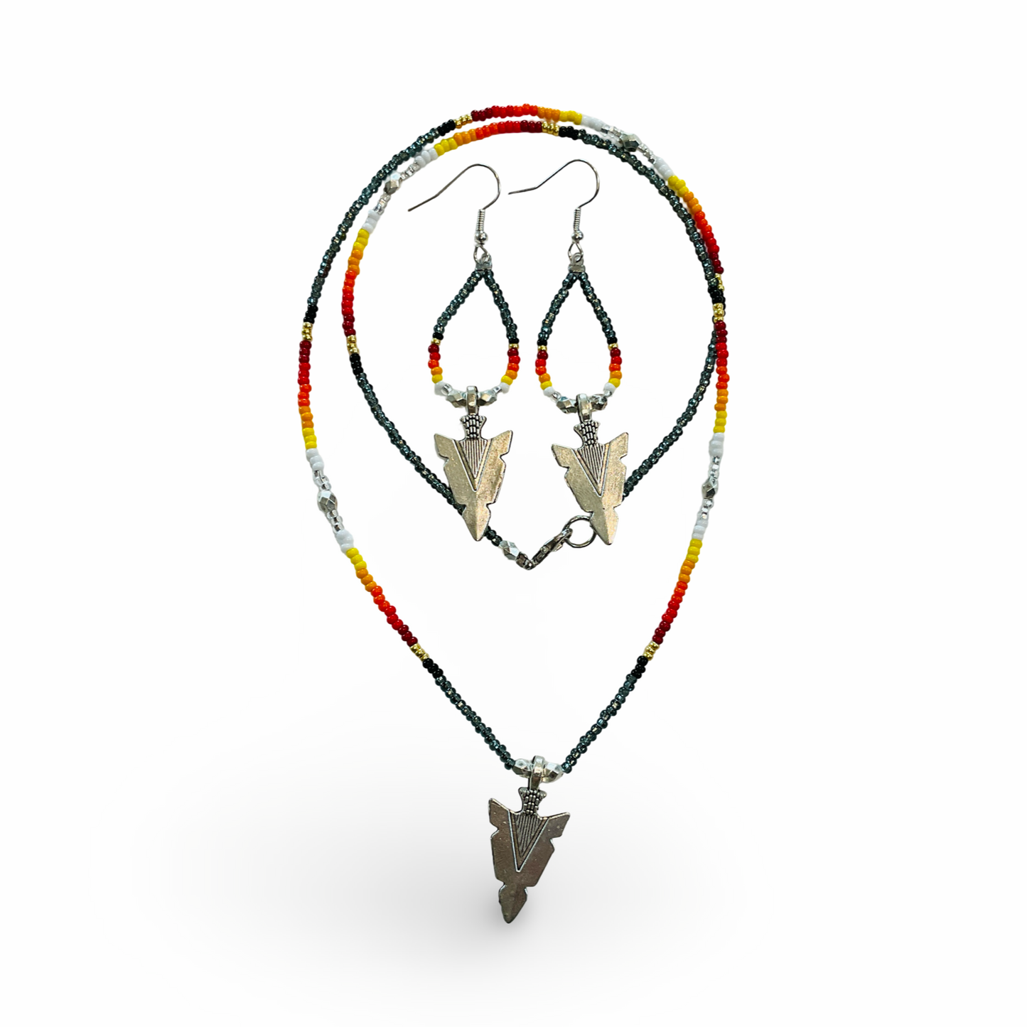 RBE Beaded Earring/Necklace Set