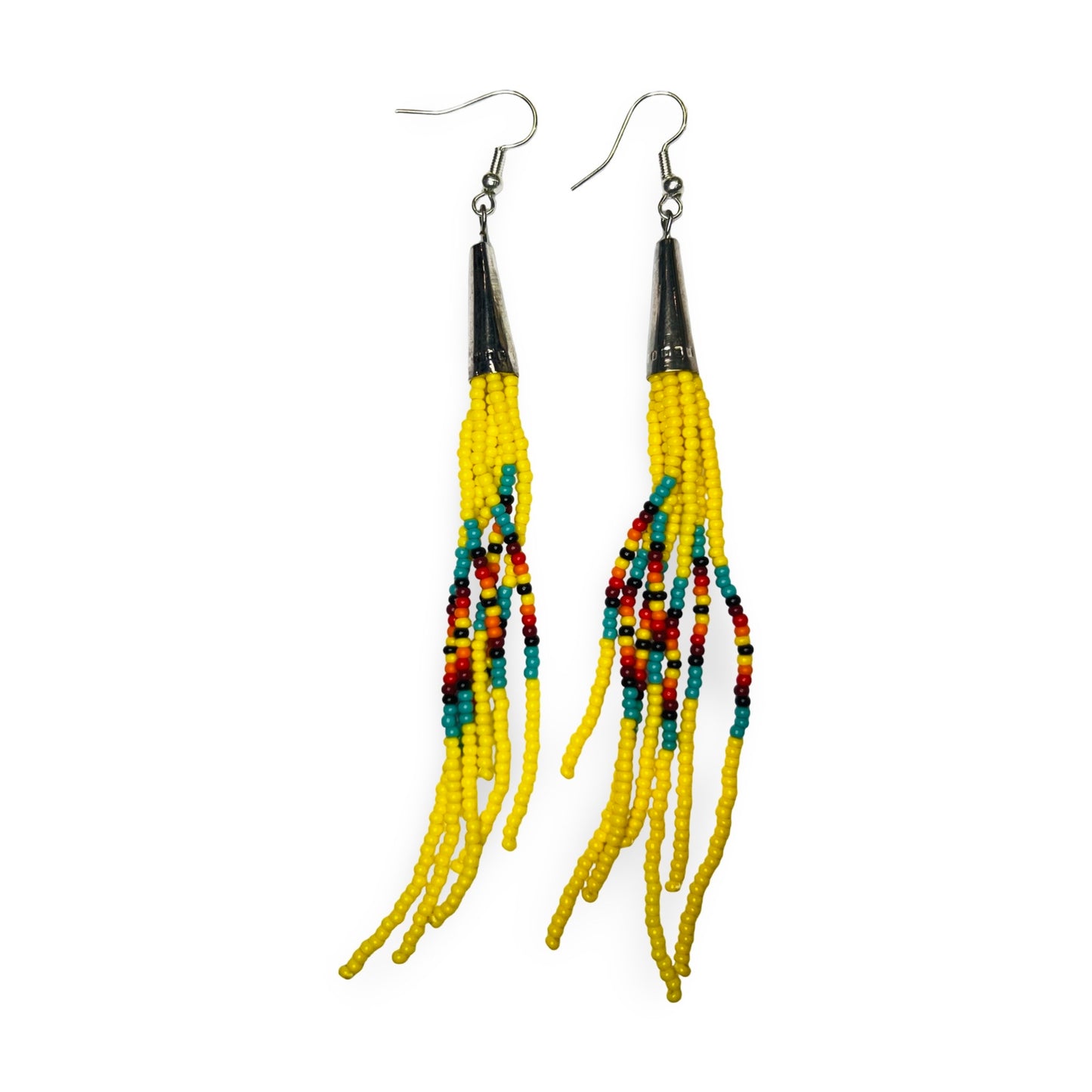 SHMH Beaded Fringe Earrings