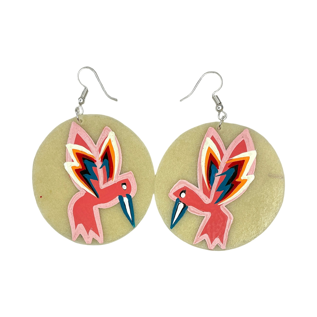 STB Hummingbird Parfleche Earrings