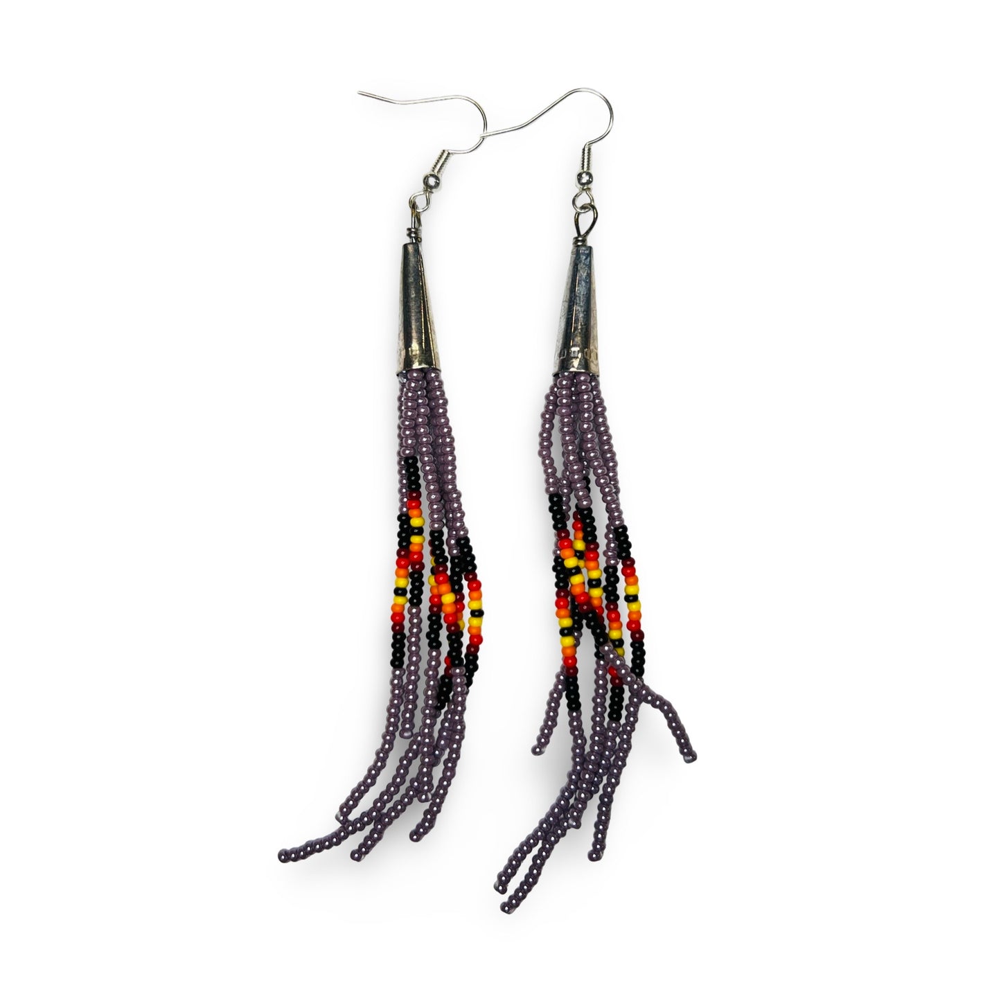 SHMH Beaded Fringe Earrings