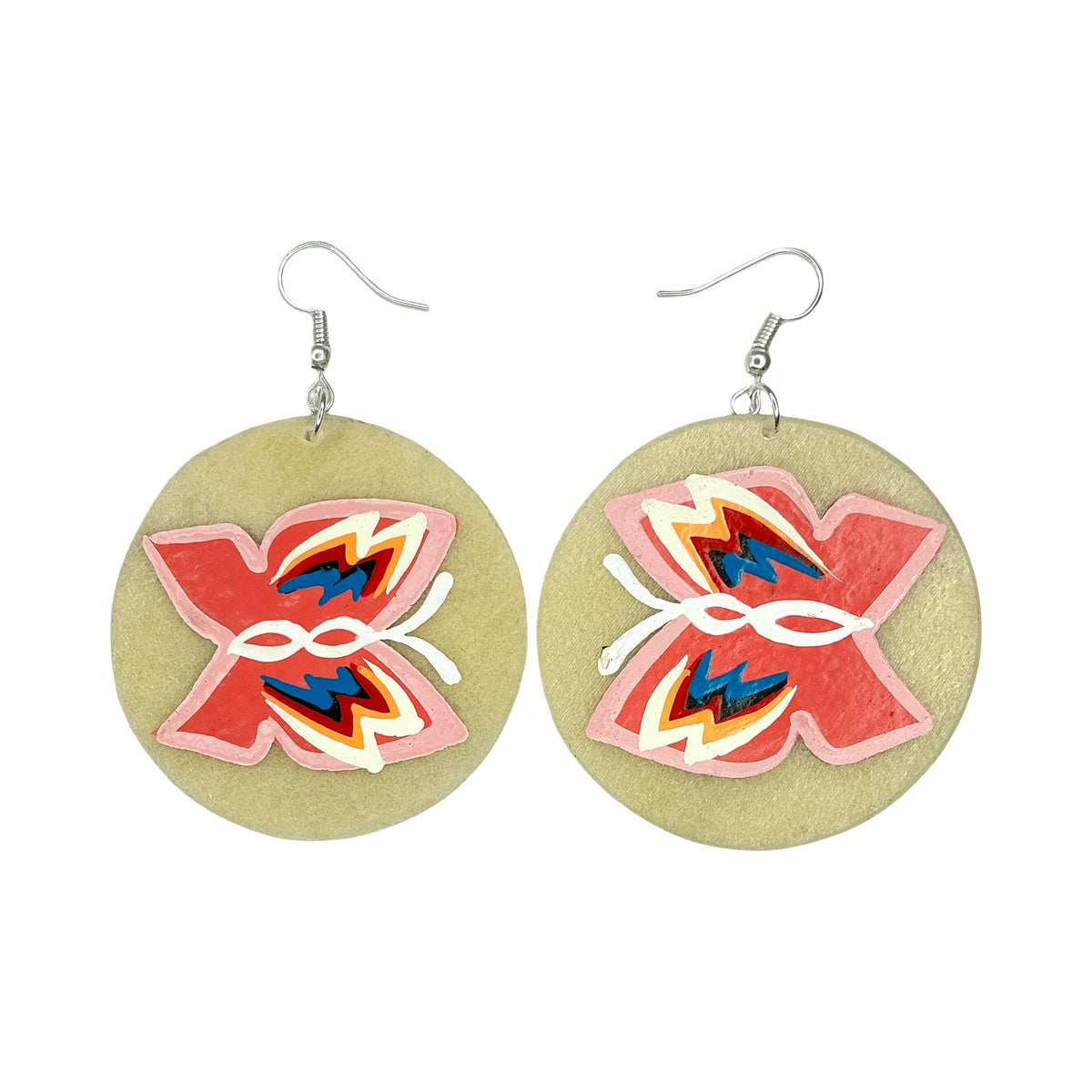 STB Butterfly Parfleche Earrings