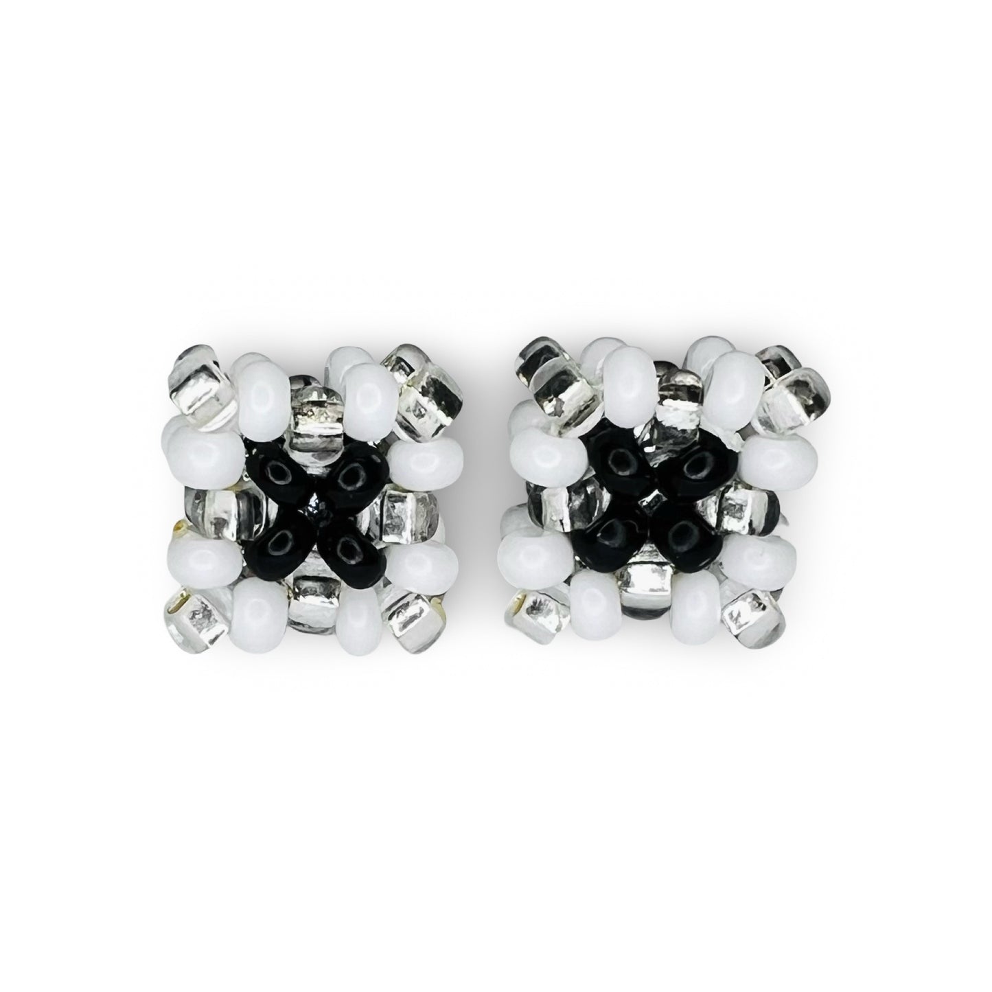 JR Bead Stud Earrings