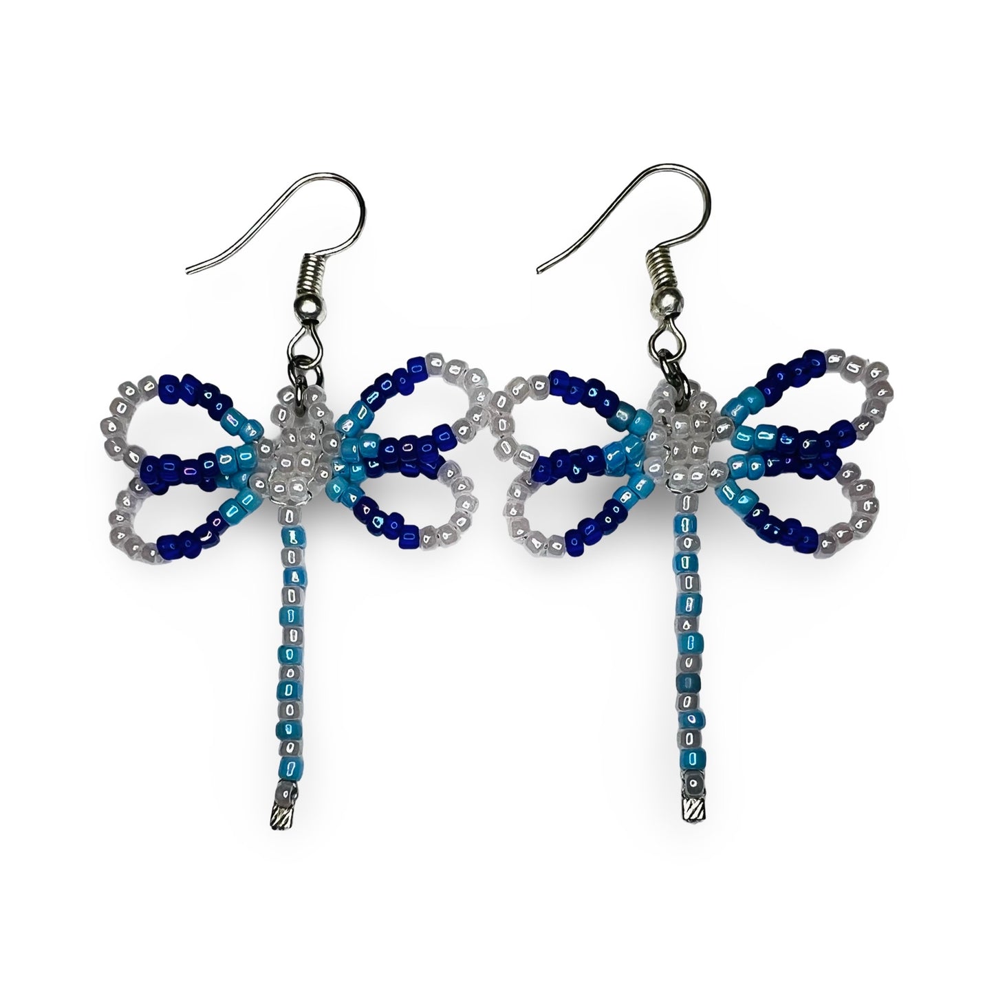 CWT Med Bead Dragonfly Earrings