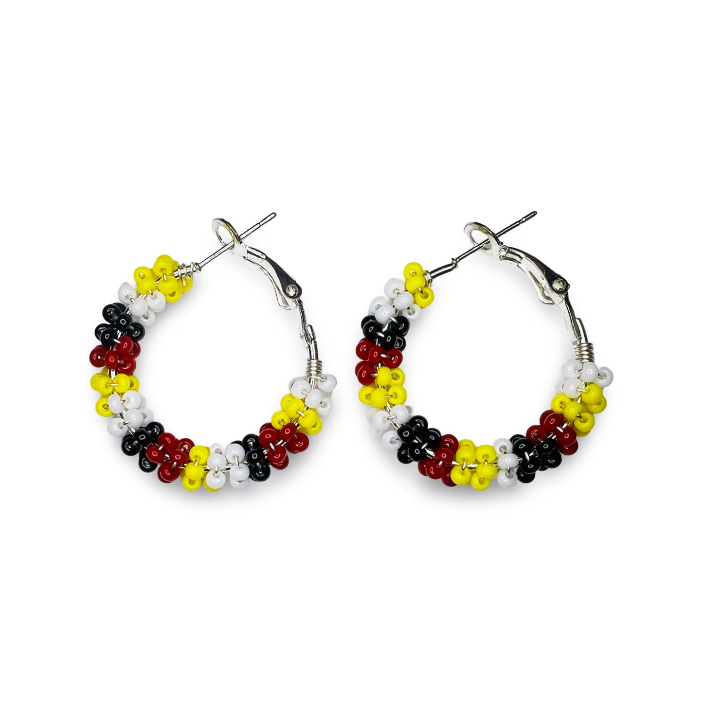 WWBR Mini Beaded Hoops