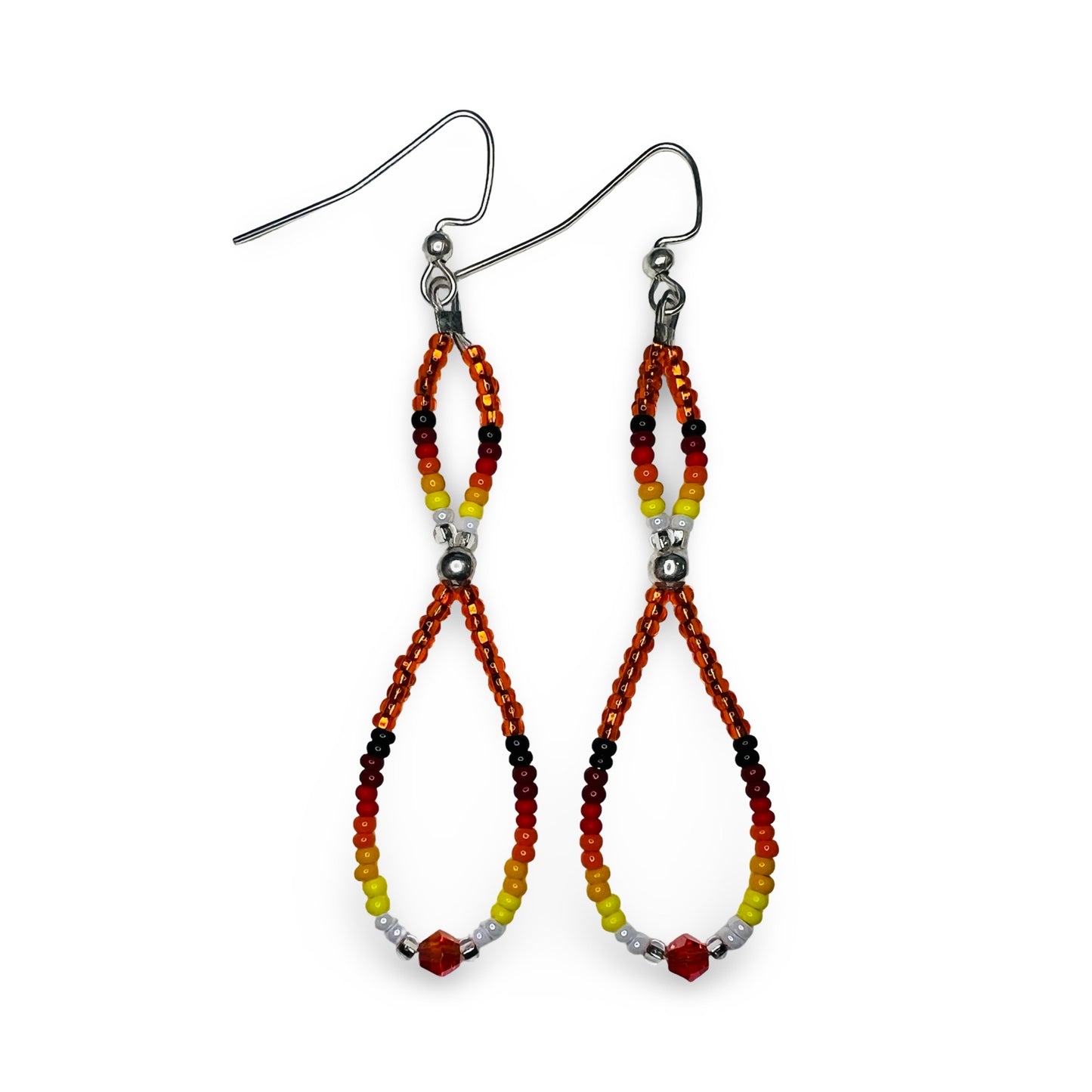RBE Beaded Loop Earrings