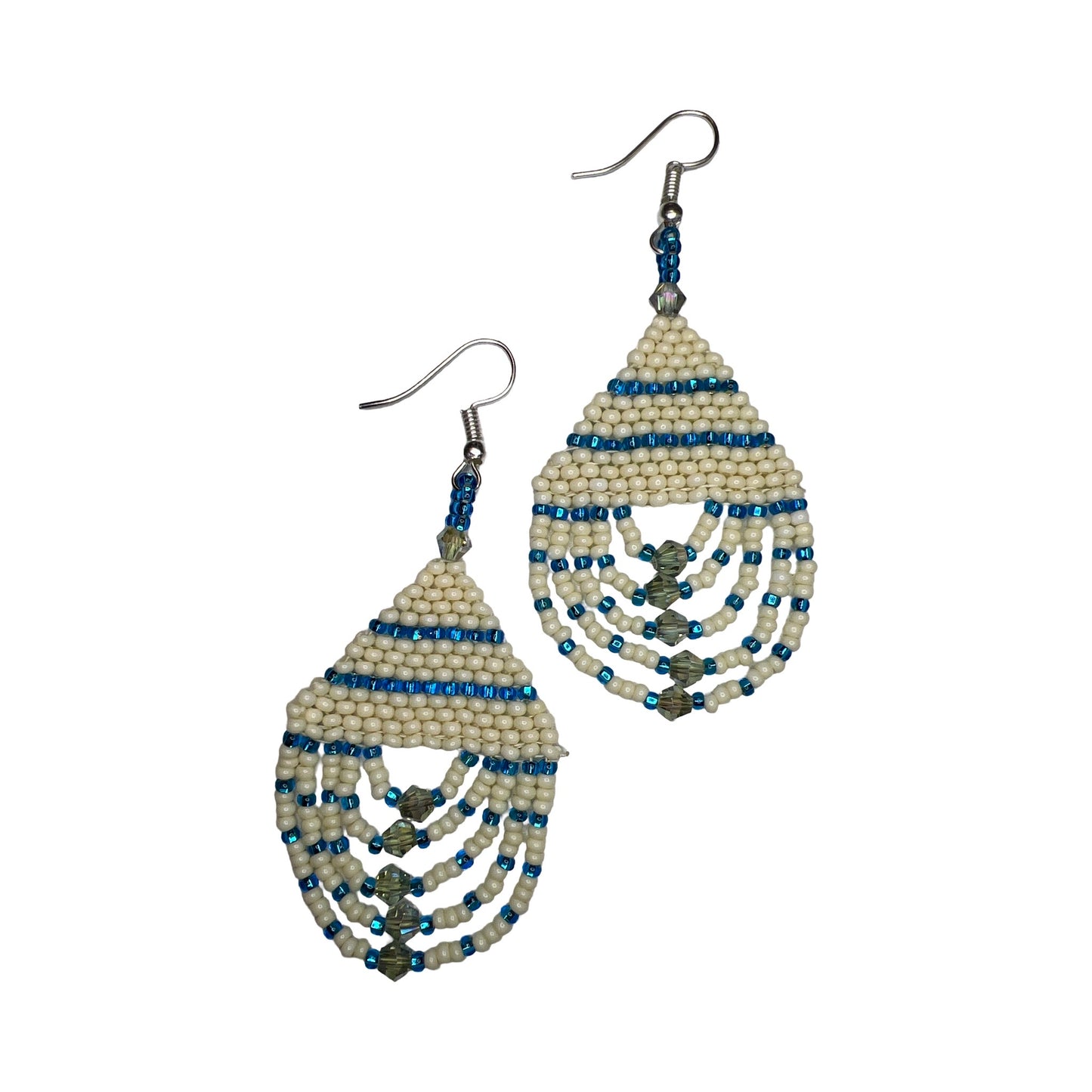 LZ Brickstitch Drop Earrings