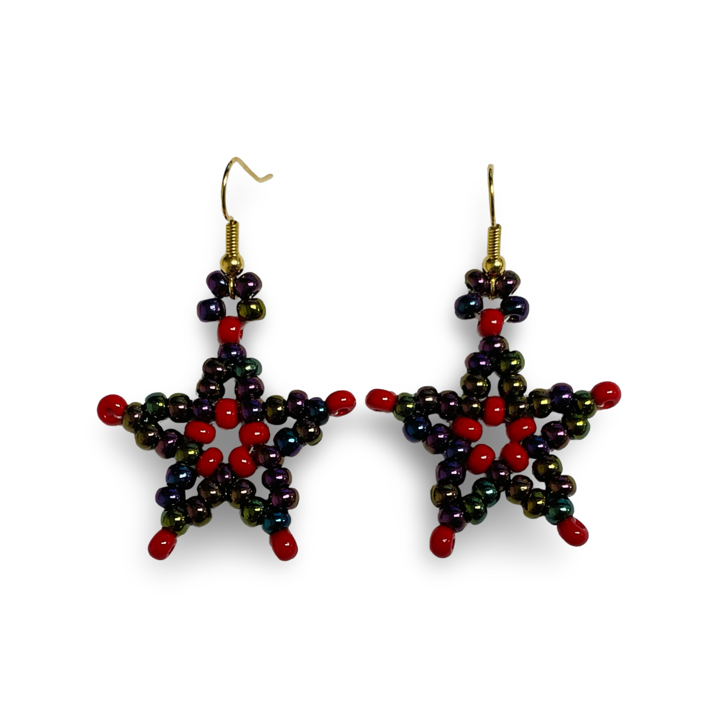 BJ Beaded Star Earrings