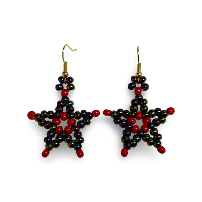 BJ Beaded Star Earrings