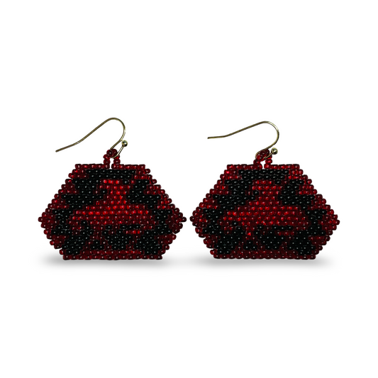 DR Brick Stitch Earrings