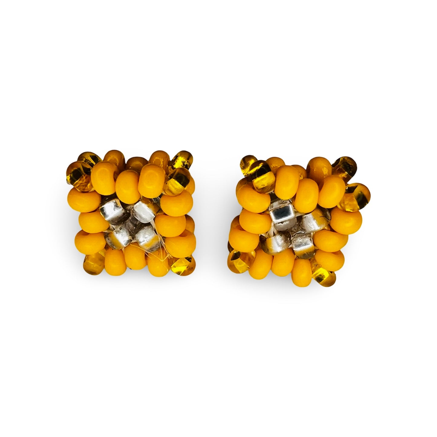 JR Bead Stud Earrings
