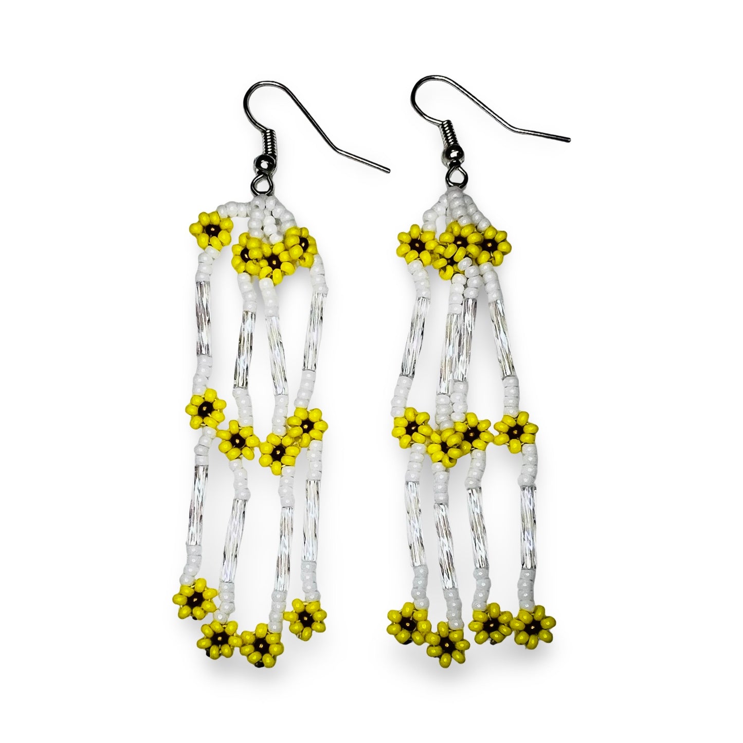 VW Daisy Chain Fringe Earrings