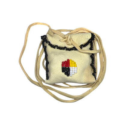 CLM Beaded Medicine Pouch