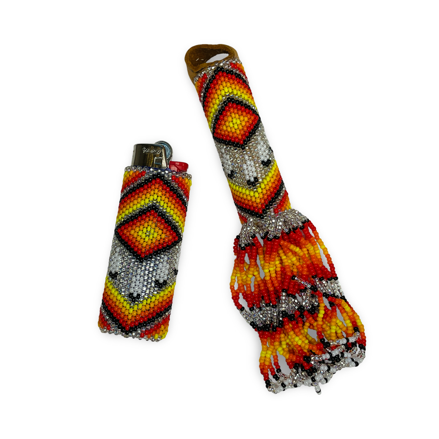CJE Beaded Lighter Case/Keychain Set