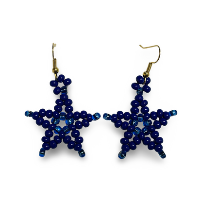 BJ Beaded Star Earrings