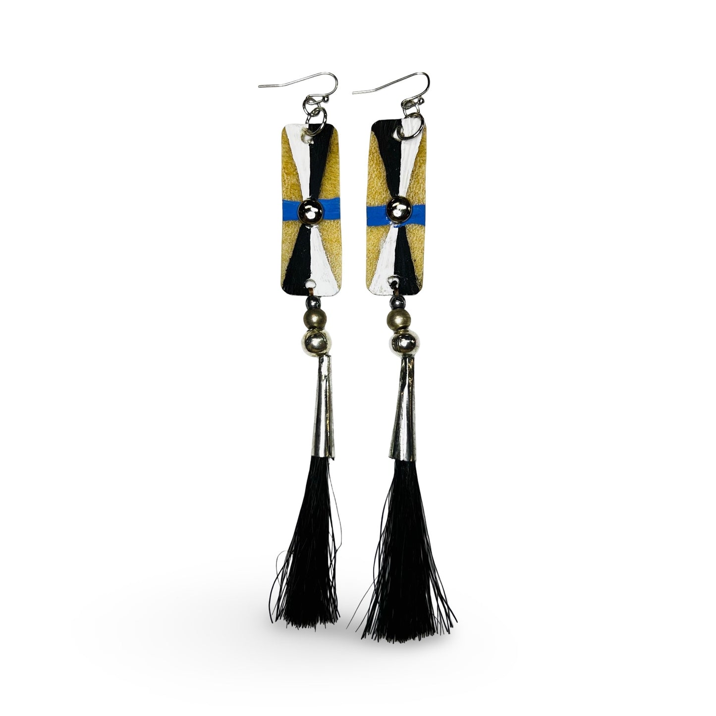 ER Painted Parfleche Earrings