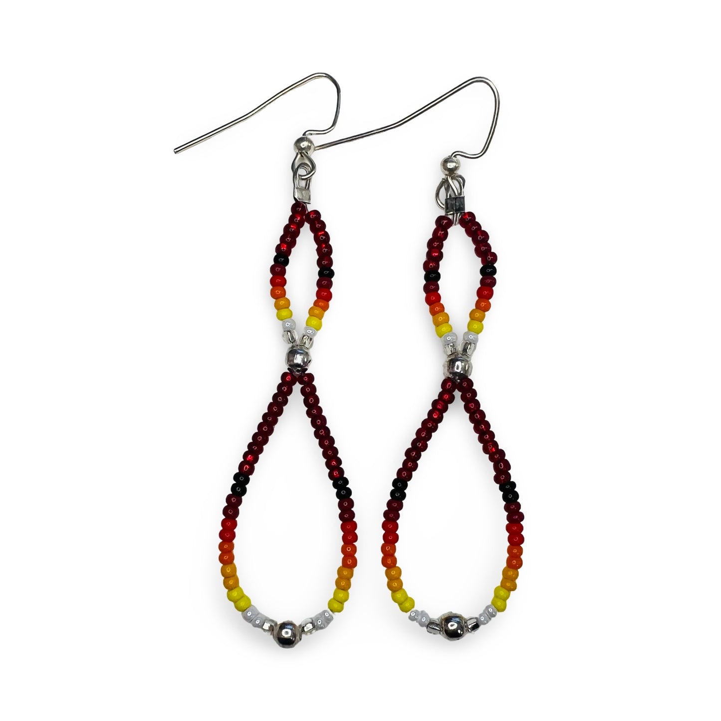 RBE Beaded Loop Earrings