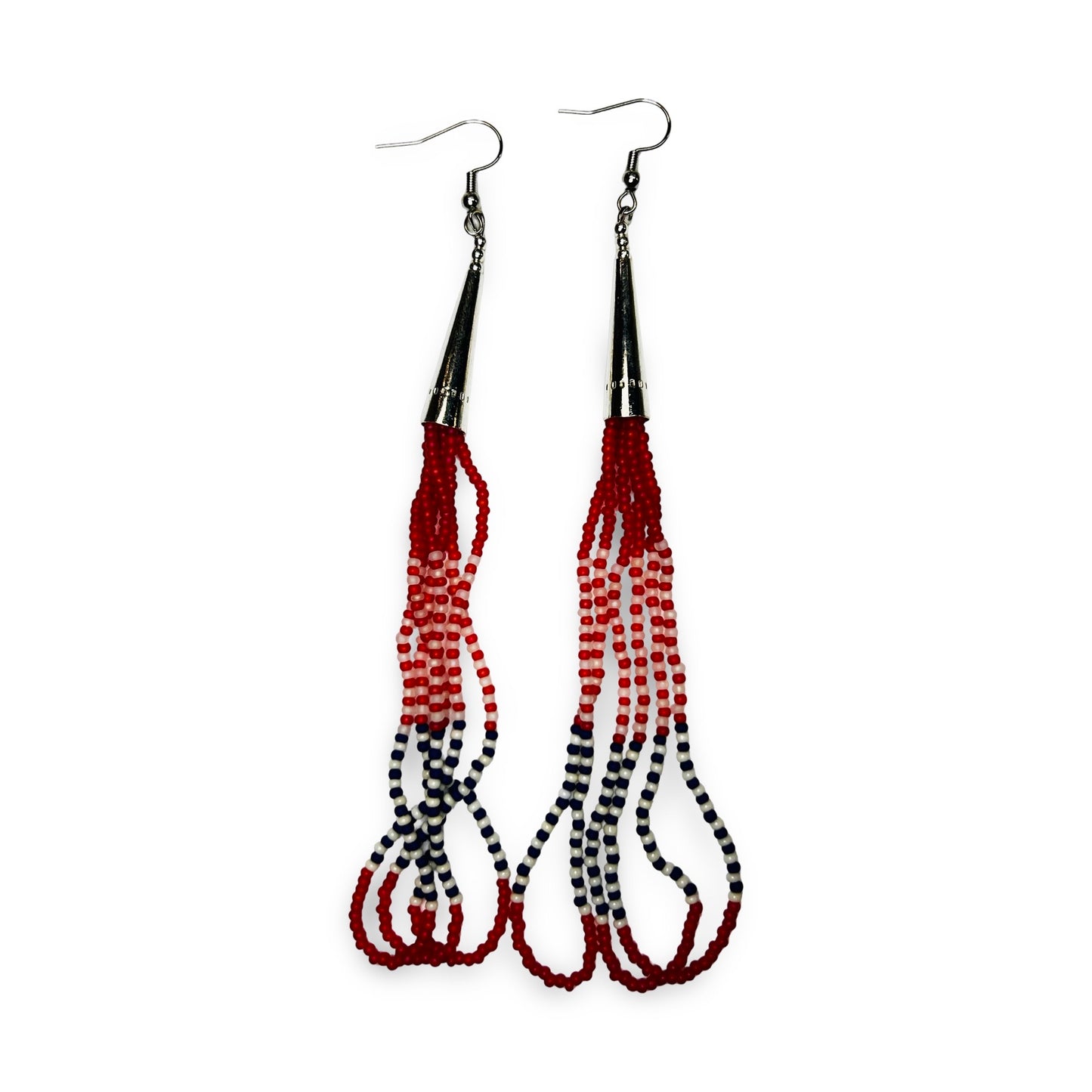 SBR Beaded Cone Earrings